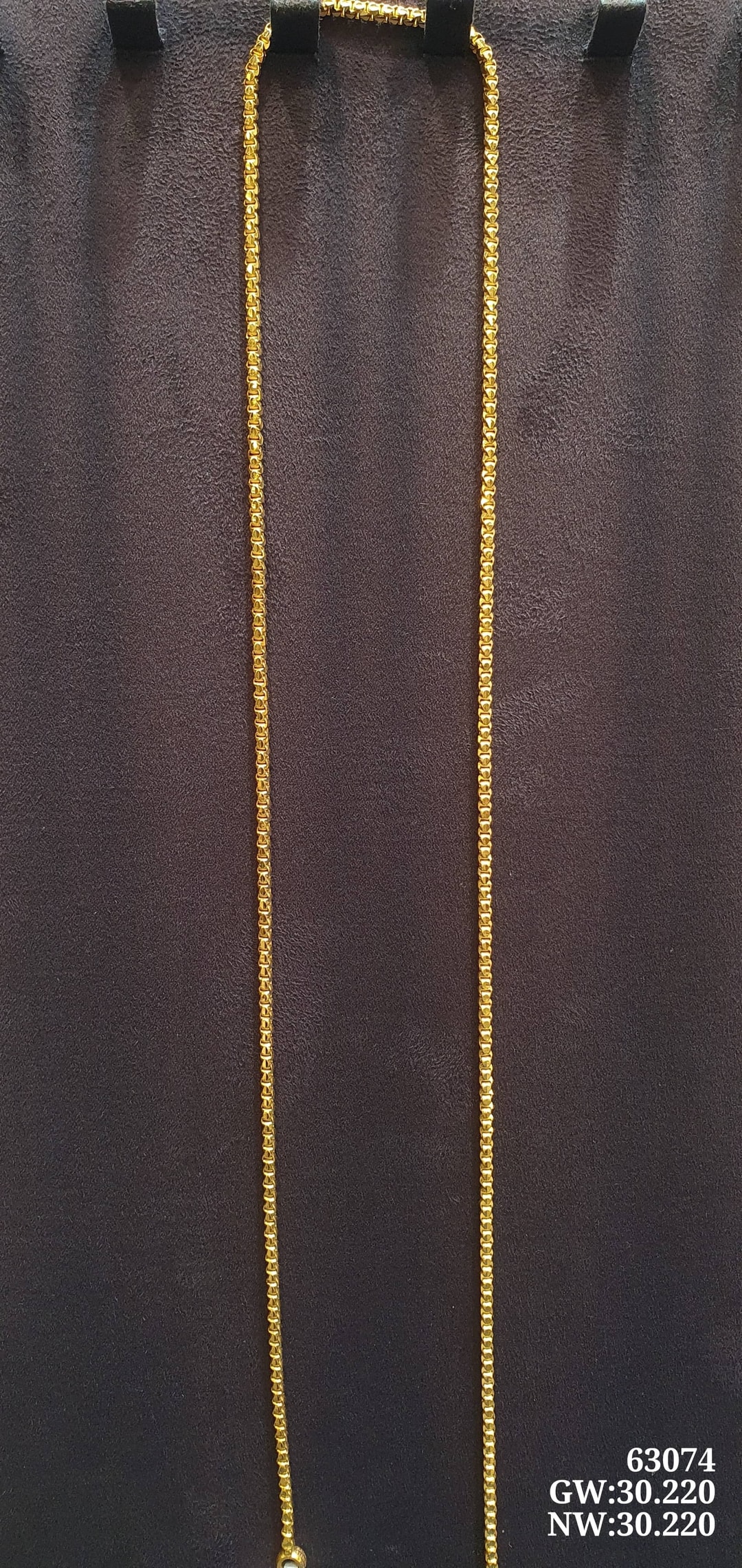 22K 1 Line Chain W/O