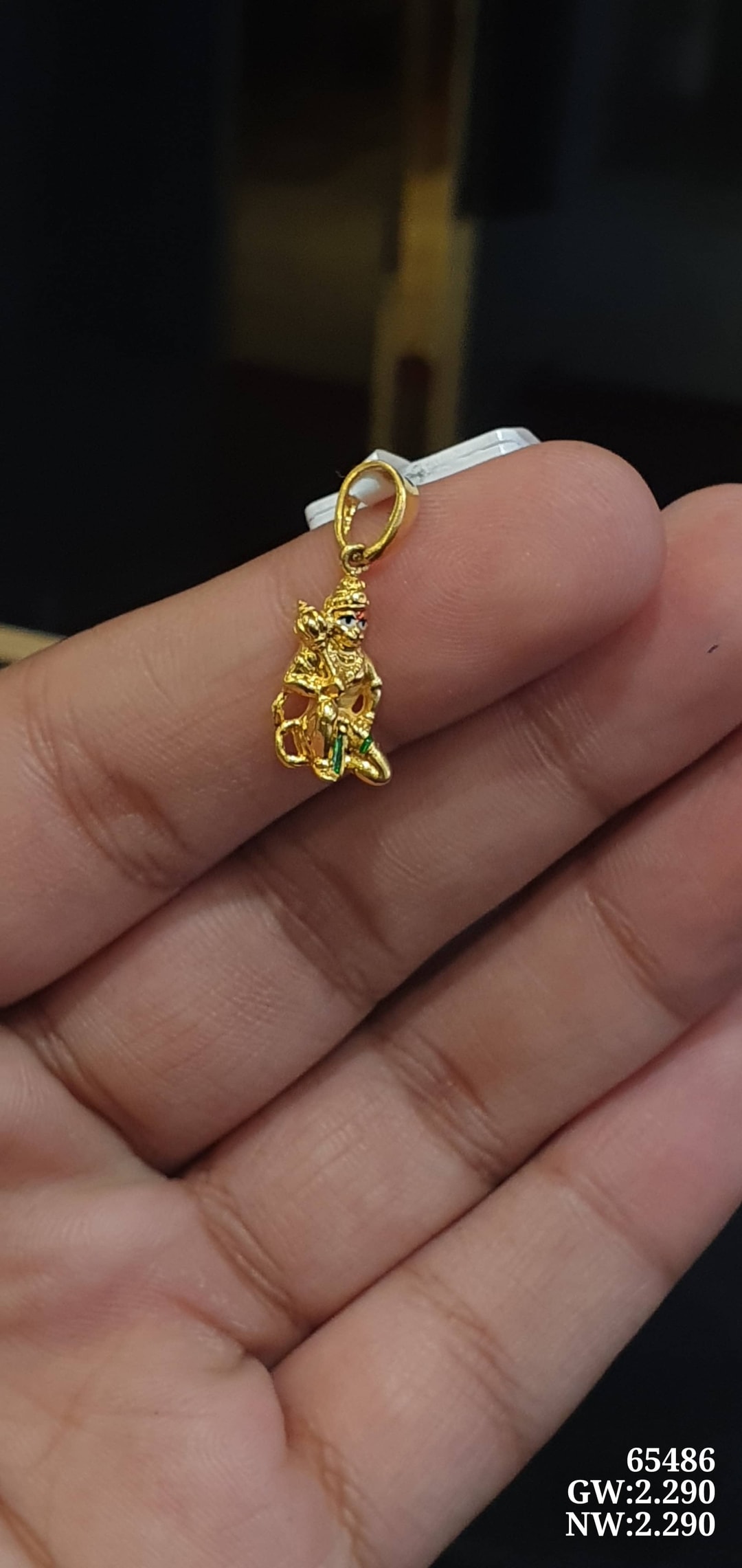 22K Cst Pendent
