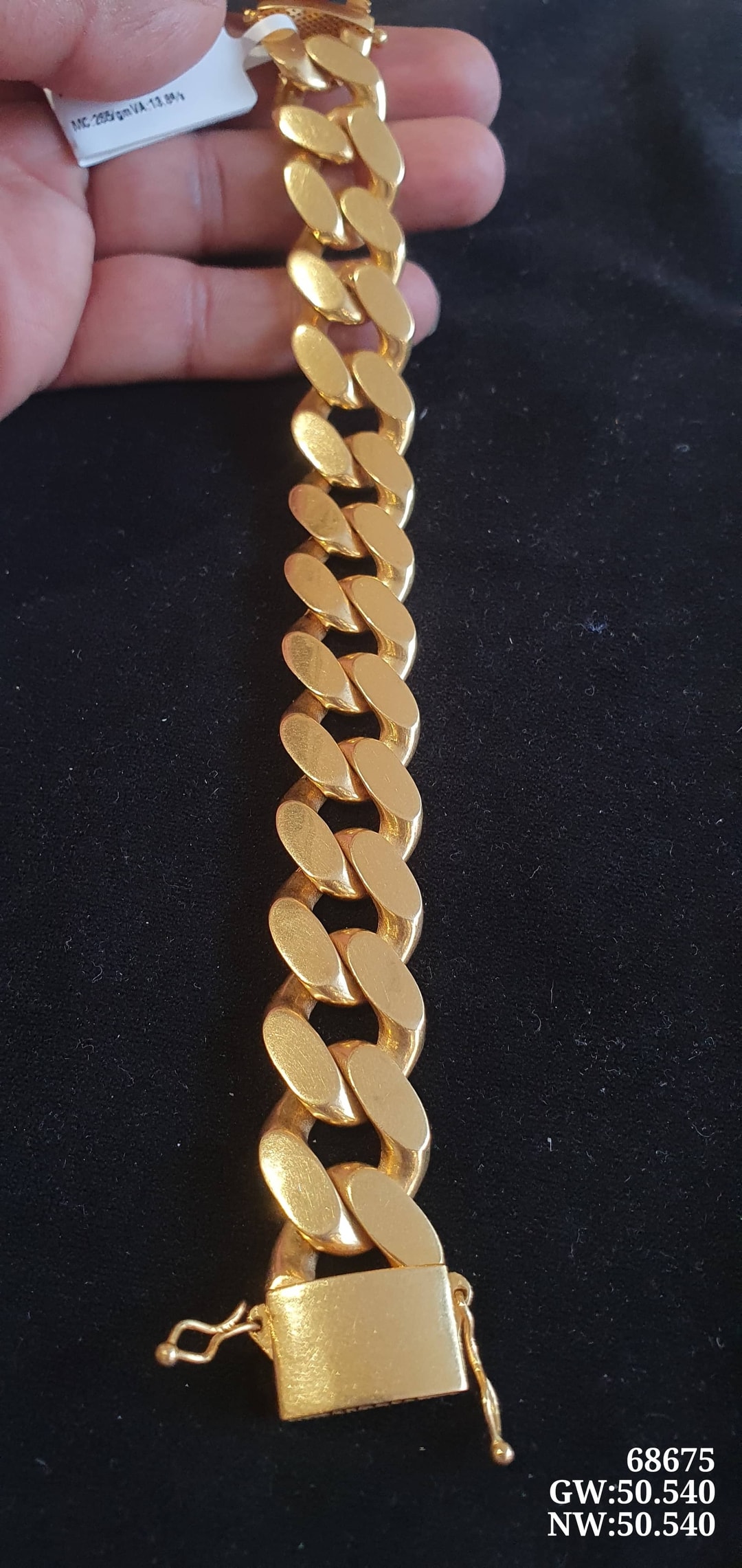 22K Cuban Bracelet G.Hand Chain
