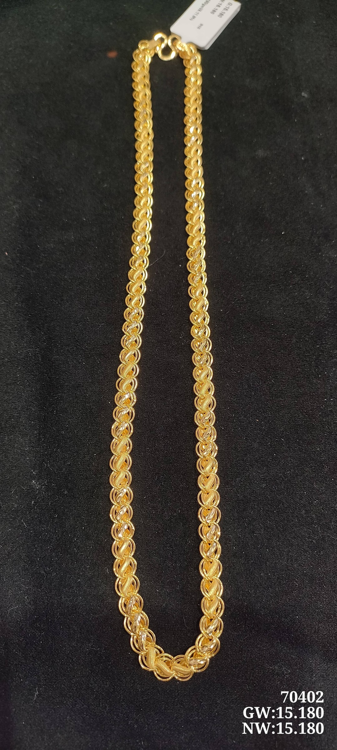 22K Lotus Chain