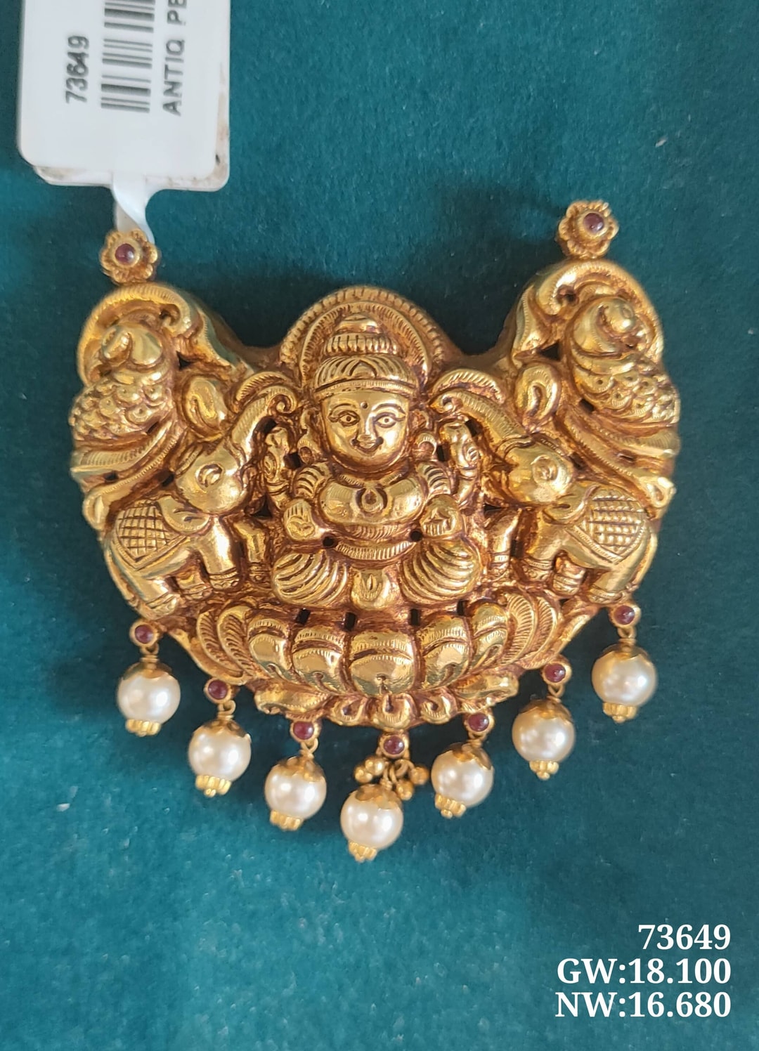 22K Antiq Pendent