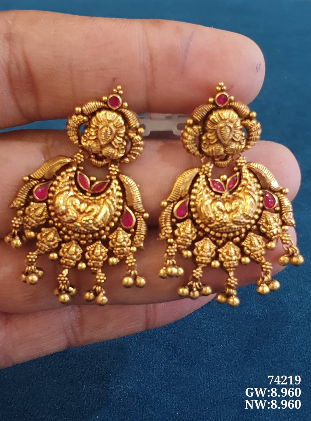 22K Antiq C Bali Tops & Hangings