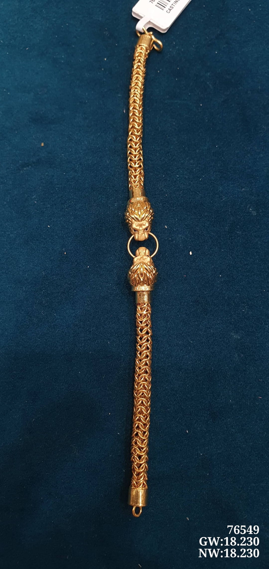 22K Casting Braslet G.Hand Chain