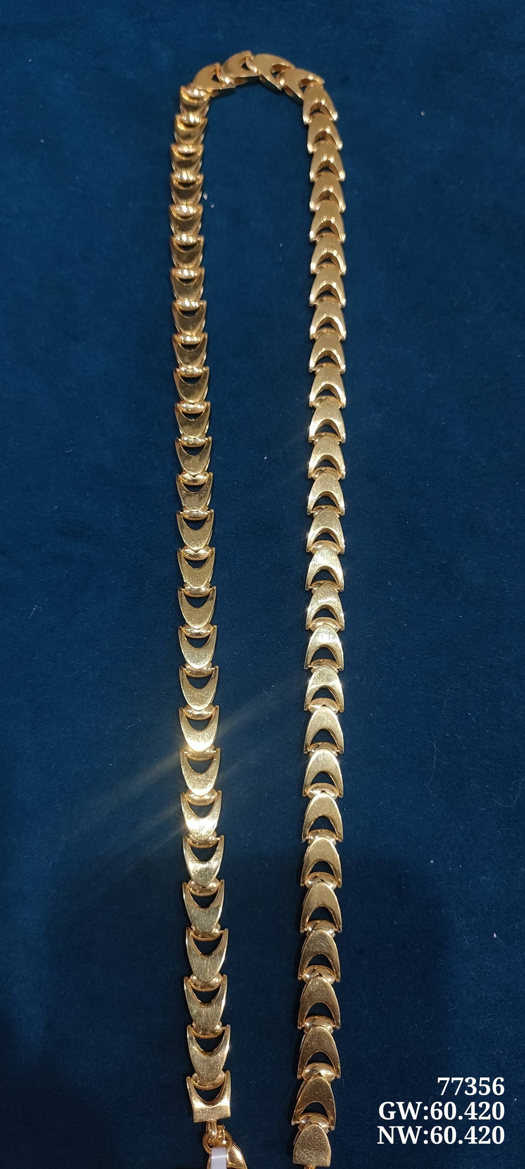 22K S Chain Hook
